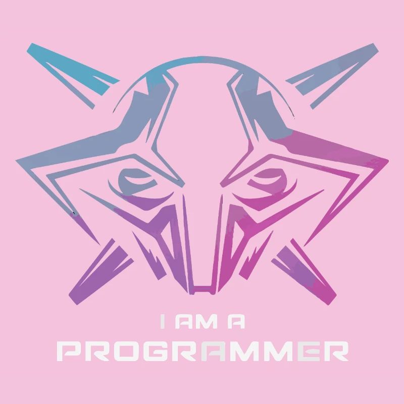 Futuristic Cyborg Programmer Art