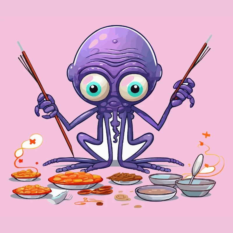 The Algae Octopus Chef