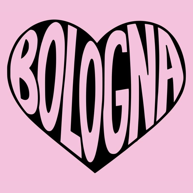 Typographie du cœur de Bologne