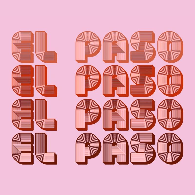 Motif rétro El Paso Gradient
