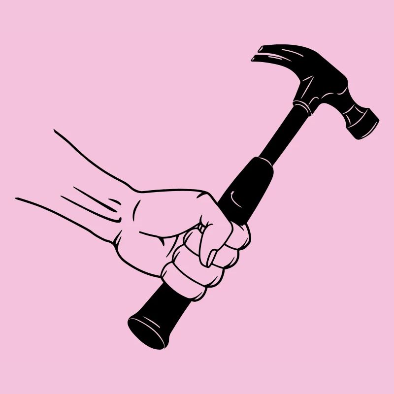 Hammer in der Faust