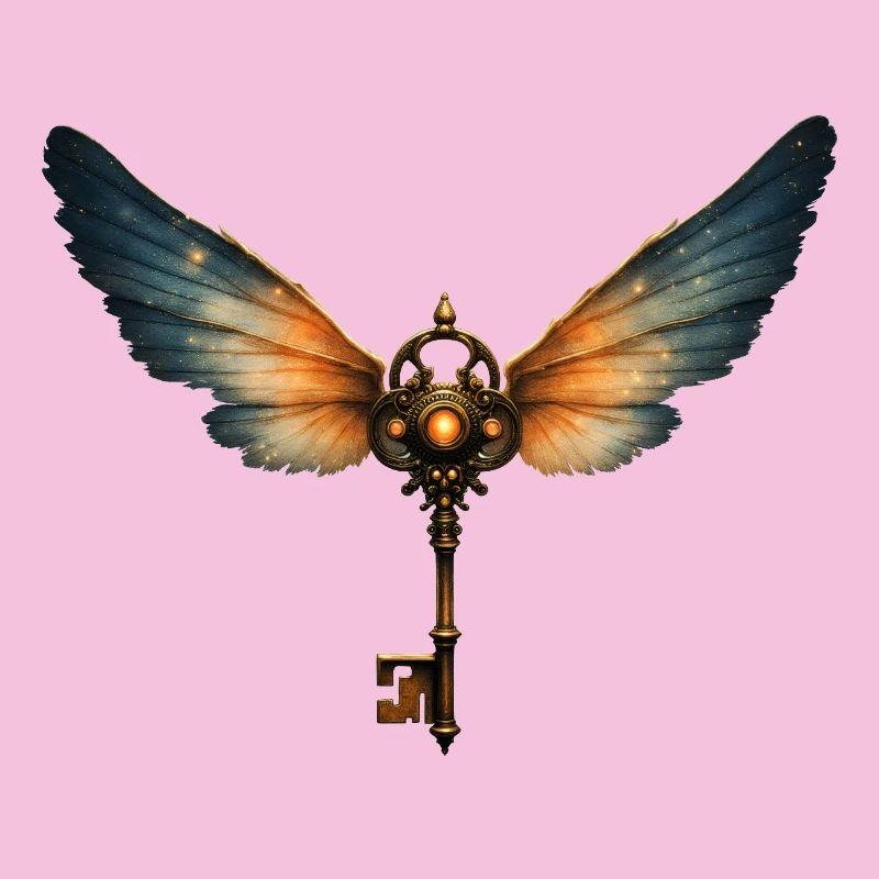 Winged Key Steampunk