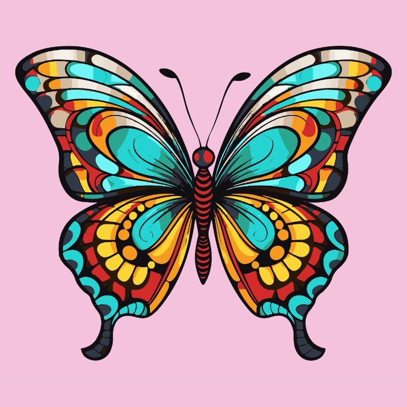 Papillon coloré