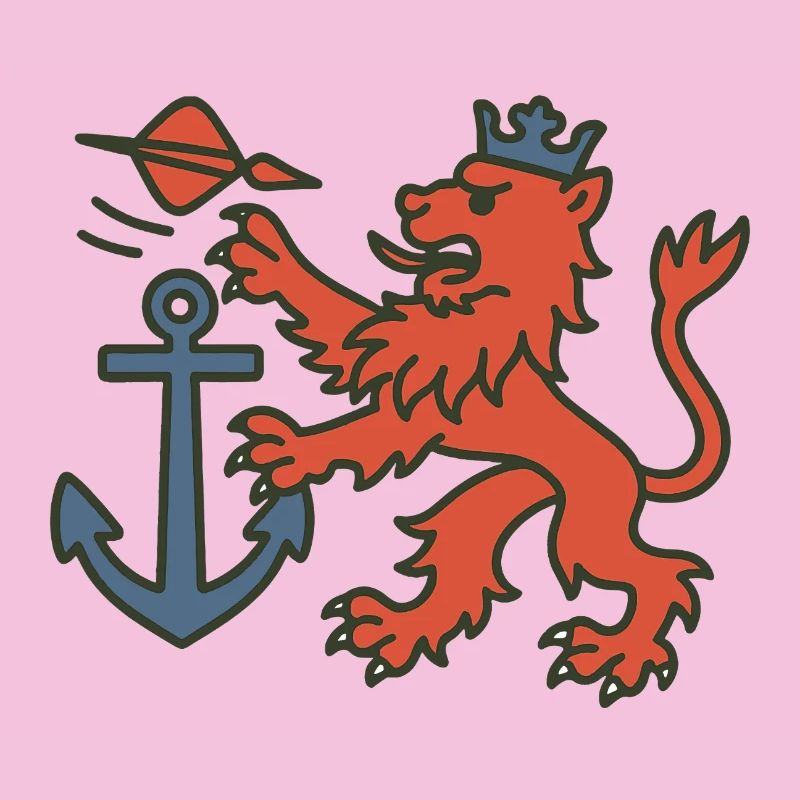 Dusseldorf Lion with Dart