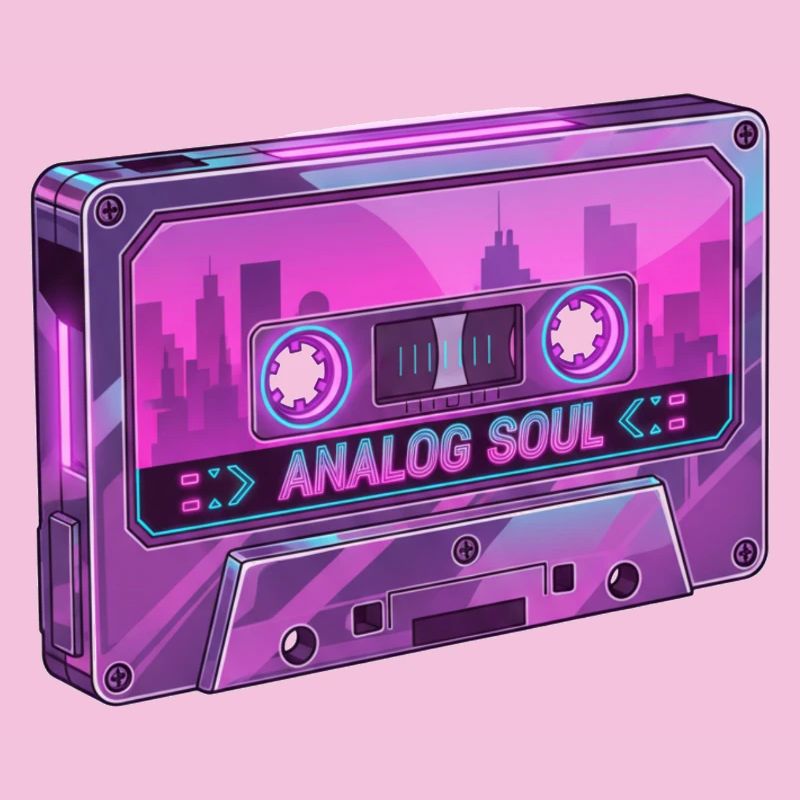 Retro Analog Soul Chrome Cassette Synthwave