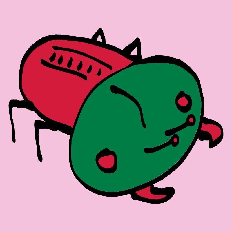 bug color VECTOR insect crawling animal