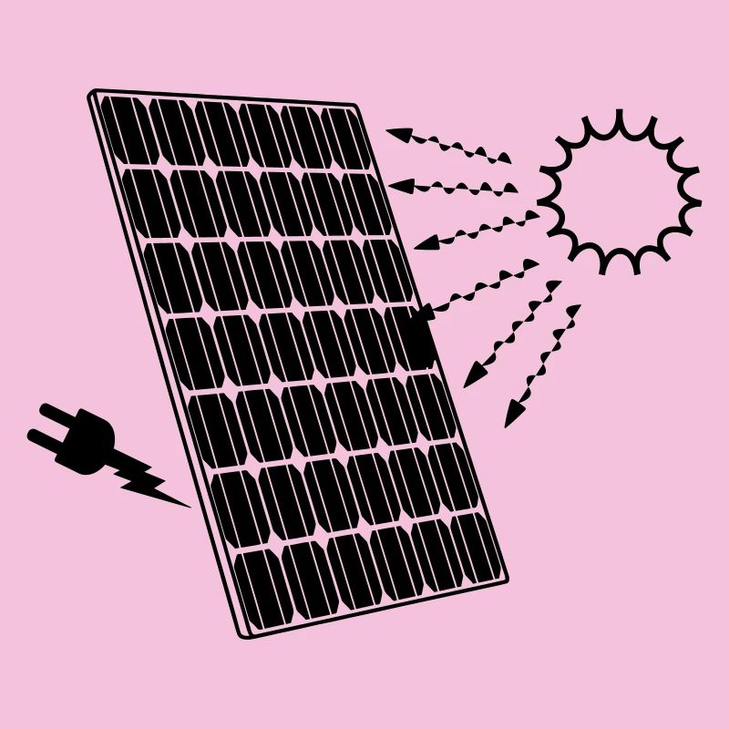 Sonnenkollektor mit Sonne