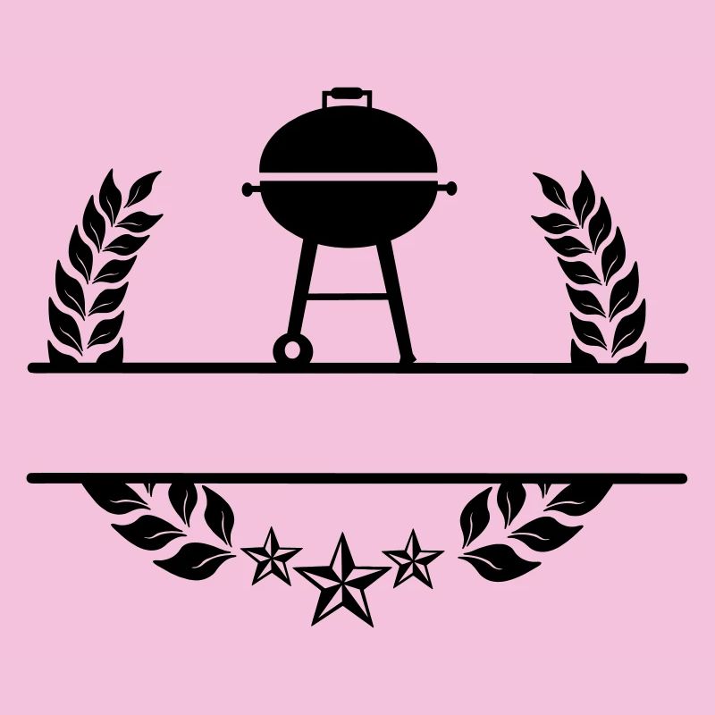 Couronne de laurier monogramme BBQ