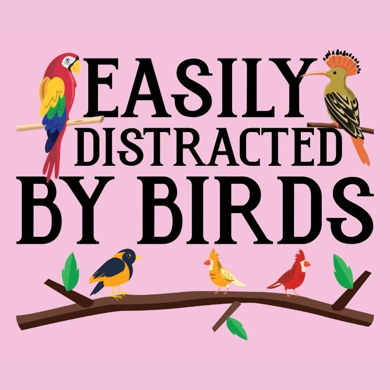 Facilement distrait par les oiseaux