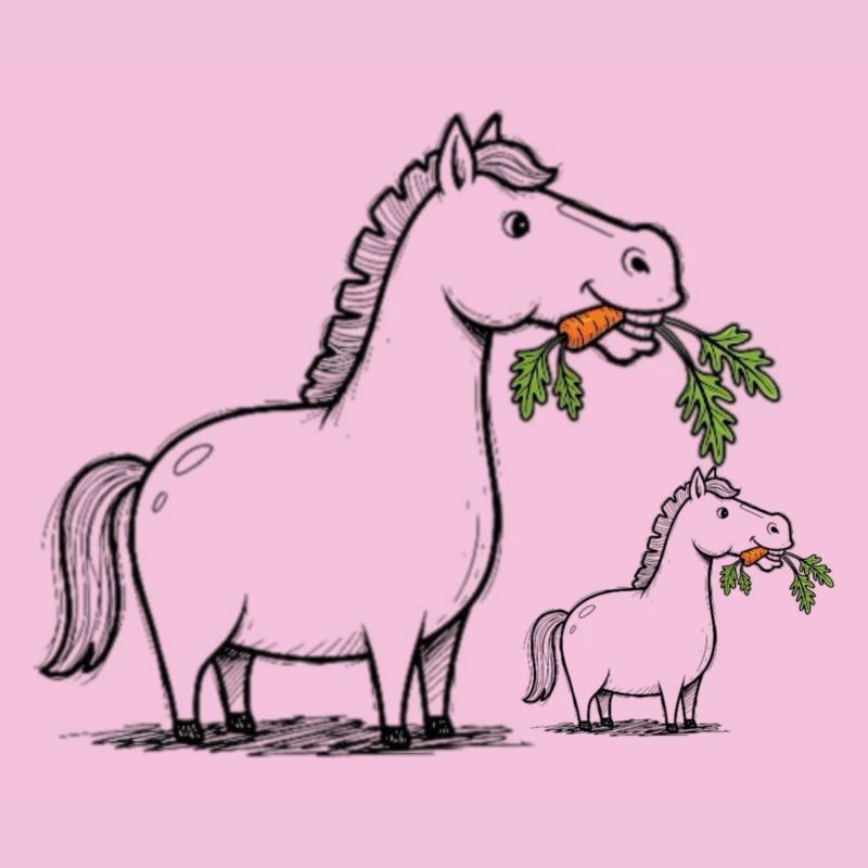 Lachendes Pferd
