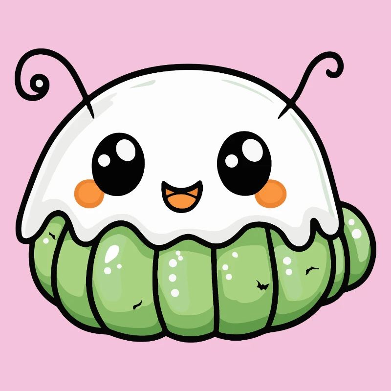 Worm Halloween Ghost