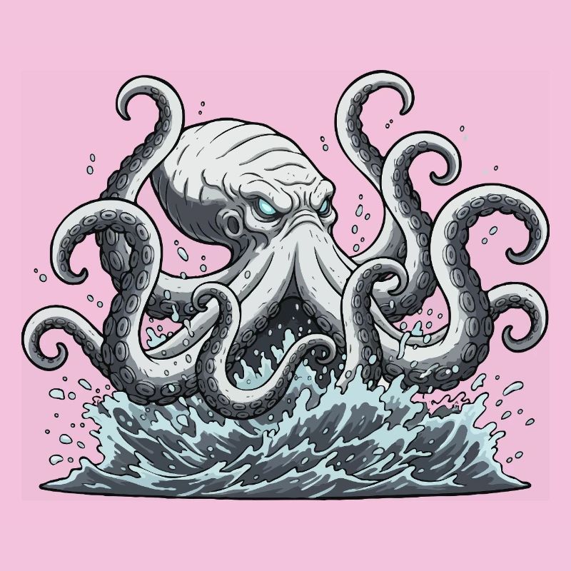 Kraken squid octopus