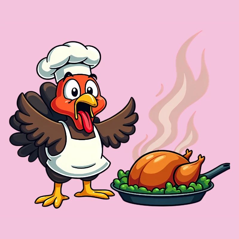 Cuisinier de dinde de Thanksgiving