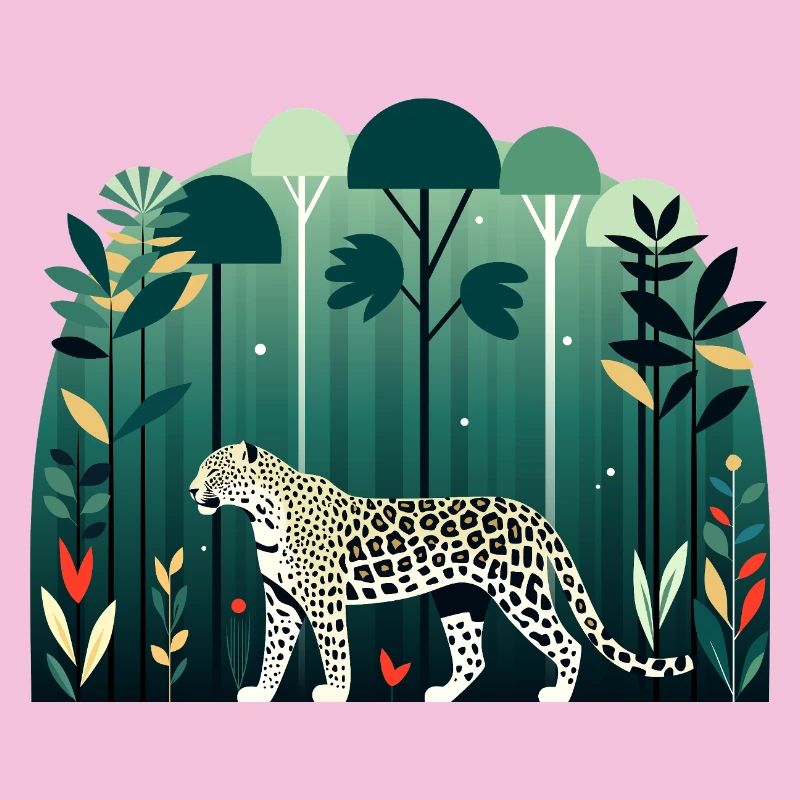 Leopard im Dschungel