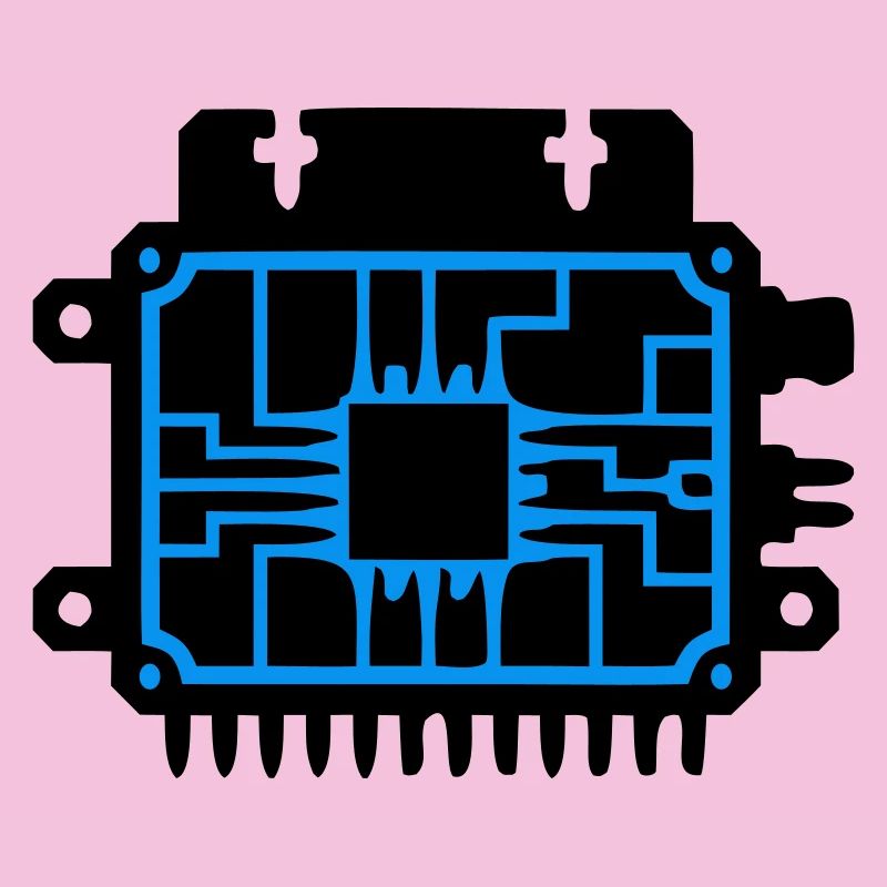 Mikrochip Platine IT Logo