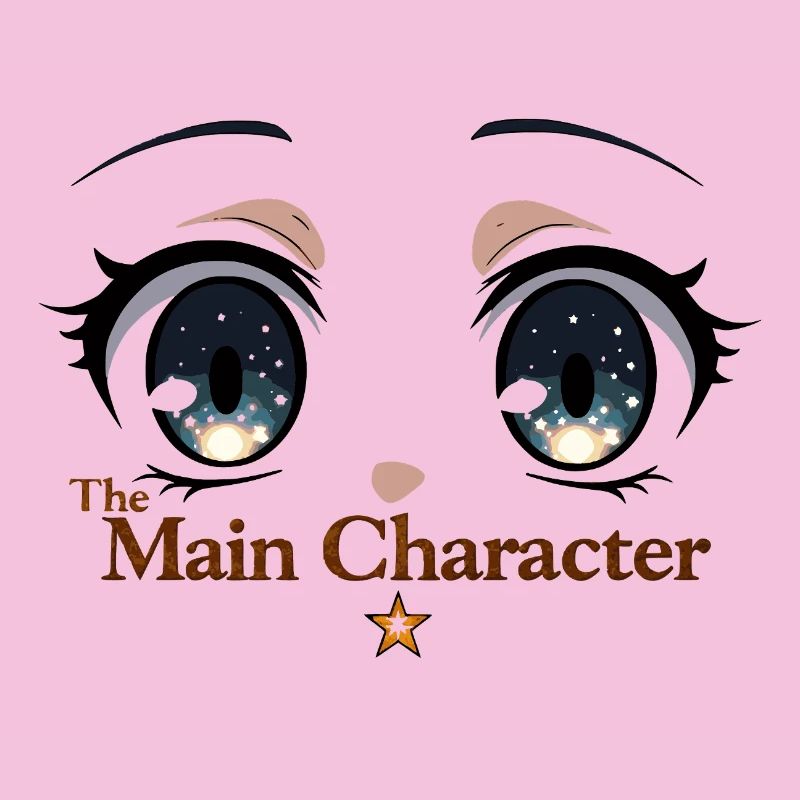 Main Character Eyes Starry Night