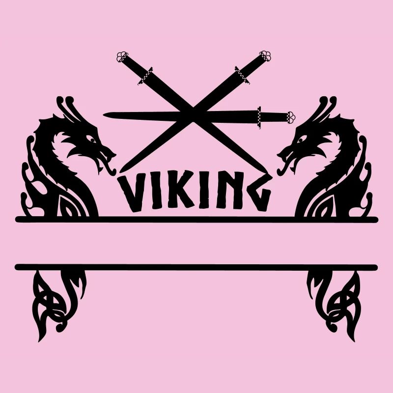 Viking Trois épées Deux dragons Viking