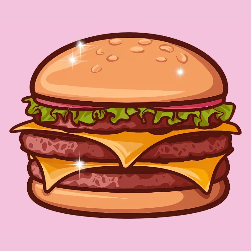 Saftiger Cheeseburger