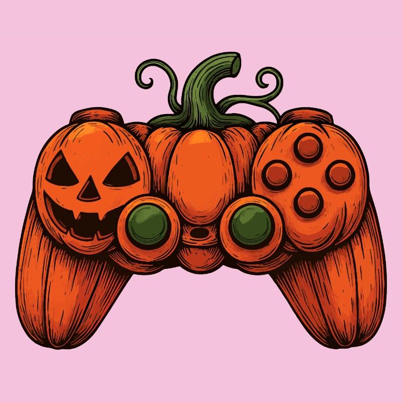 Halloween Controller Kürbis-Duo