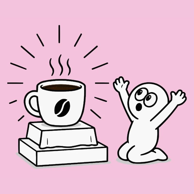 Coffee Mug Joy Conception de la bande dessinée