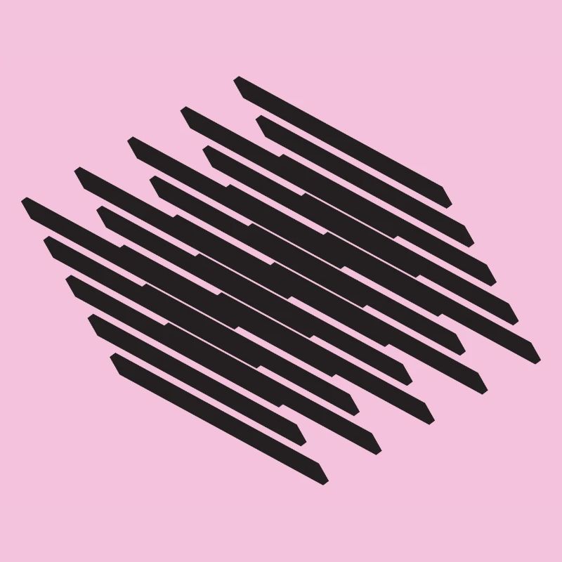 Diagonal Scribble Monochrome Pattern