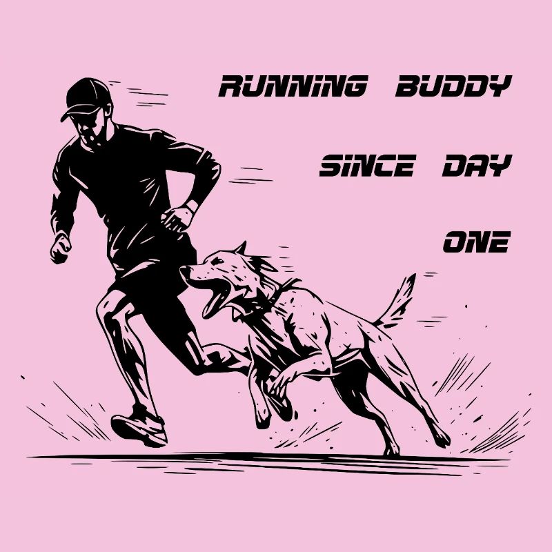 Jogging avec un compagnon de course canin