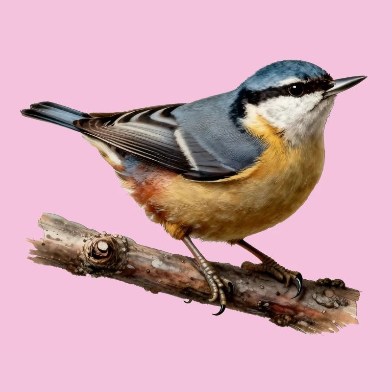 Nuthatch on branch