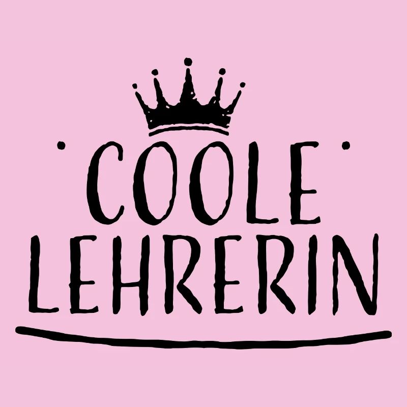 Krone schwarz coole lehrerin
