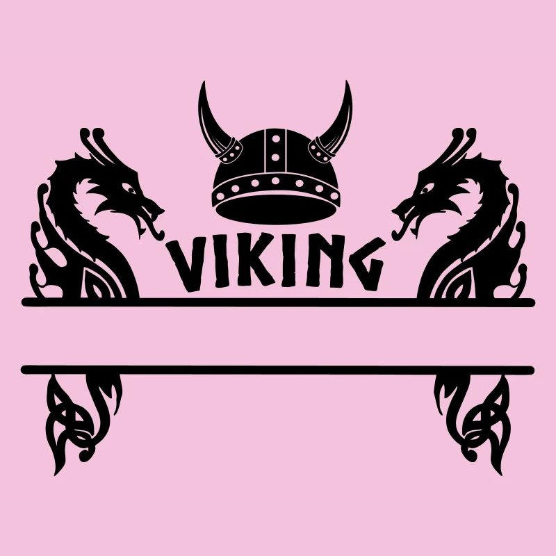 Namensschild des Wikingerdrachenhelms