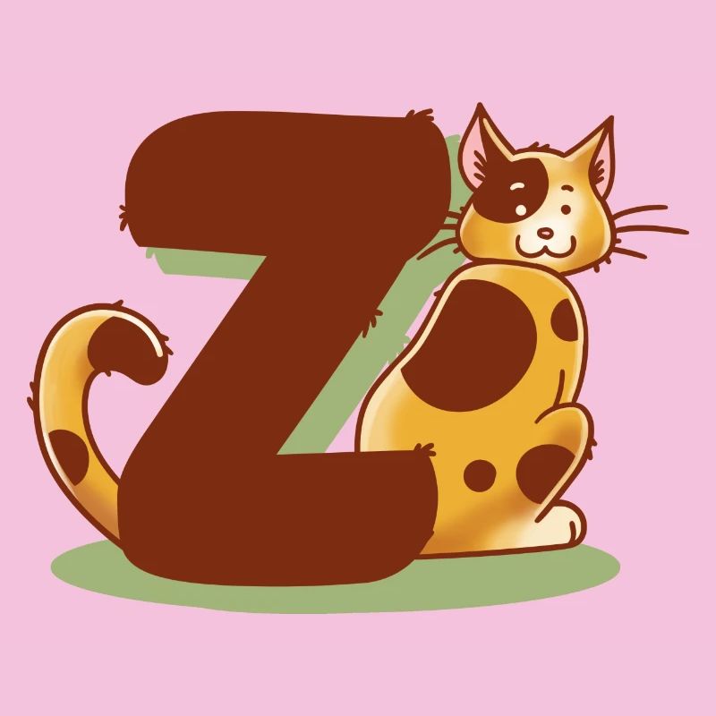 Katze Buchstabe Z