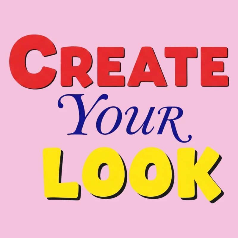 Vivid Colourful Text Creative Design