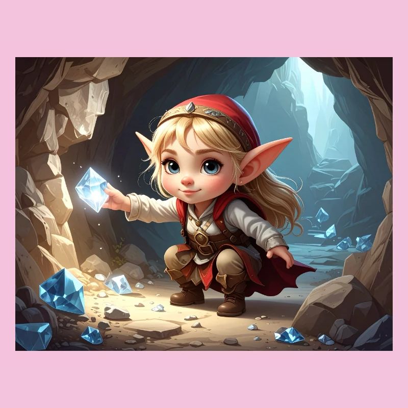 Small Elf Diamond Treasure