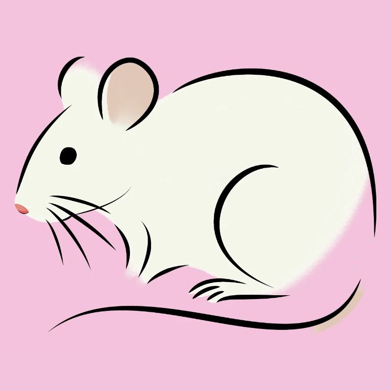 rat blanc