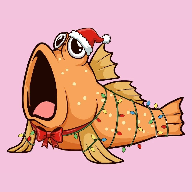 Funny Mudskipper - Christmas