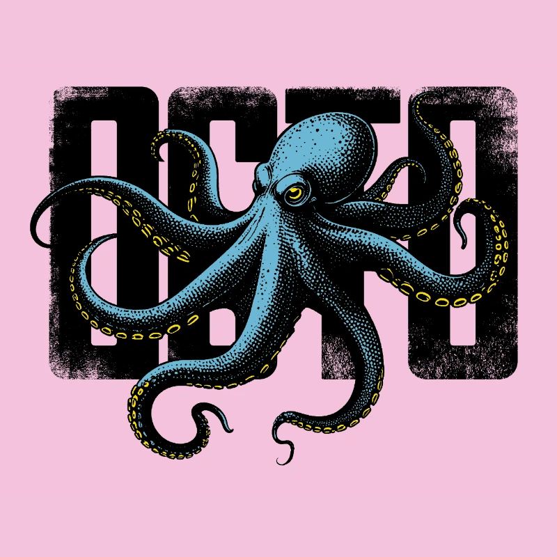 Stilisierter Oktopus