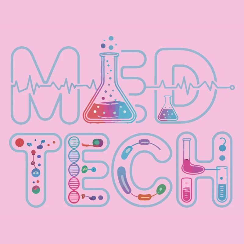 Conception de la science néon du laboratoire MedTech