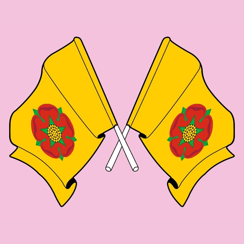 Drapeaux croisés du Lancashire