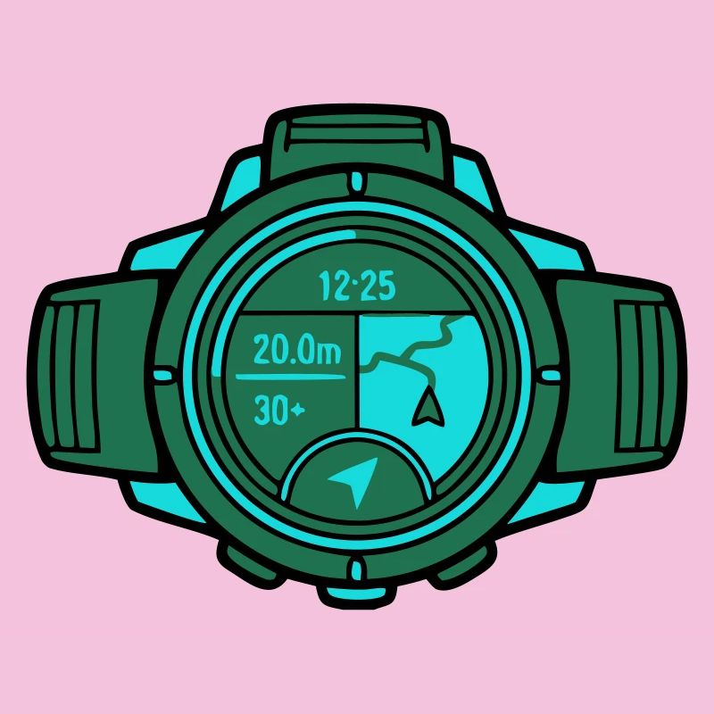 Montre GPS moderne Course