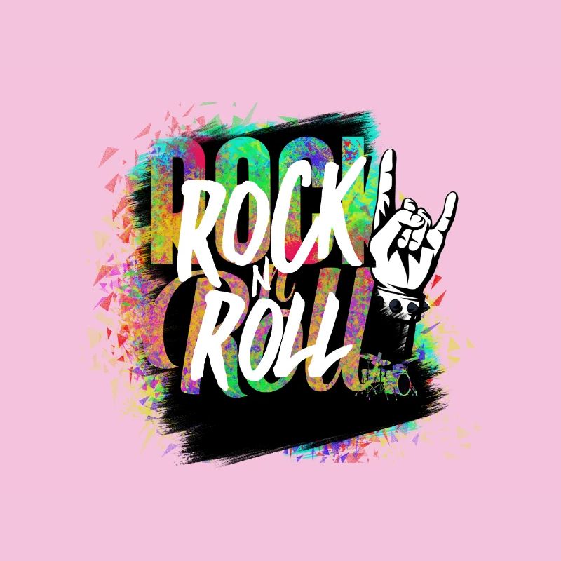 Explosion de couleurs Rock n Roll