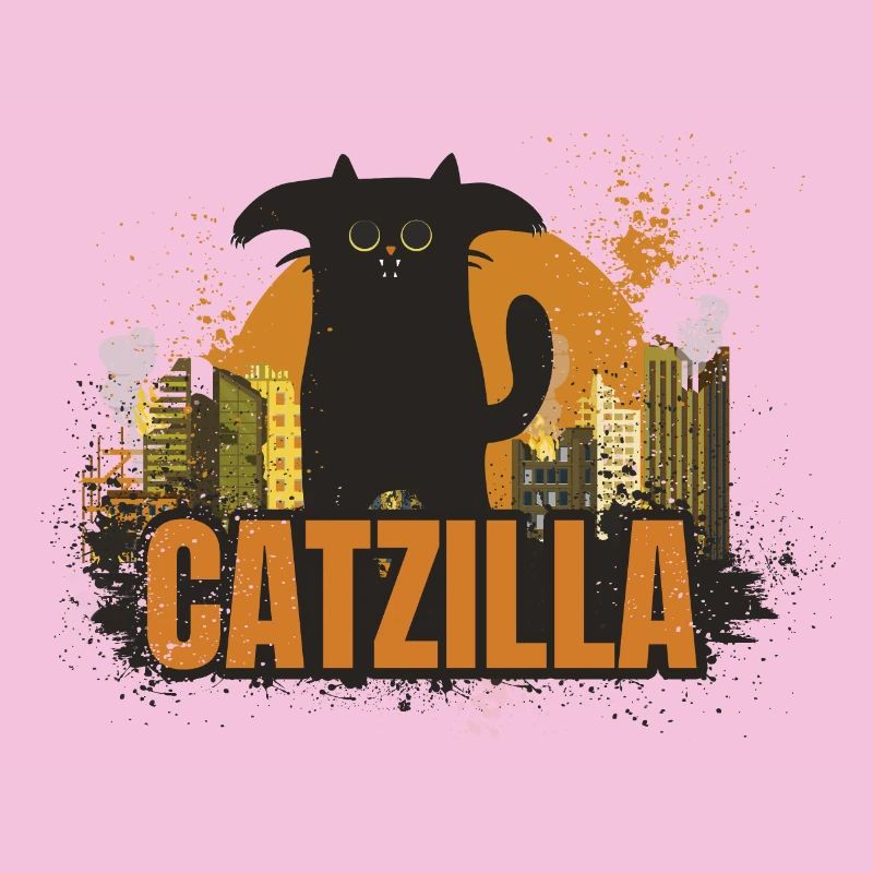 Catzilla. Cat monster