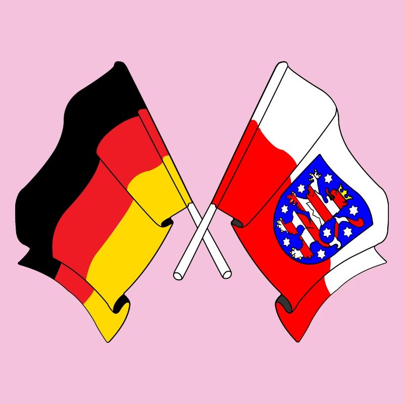 Drapeau Allemagne Thuringe