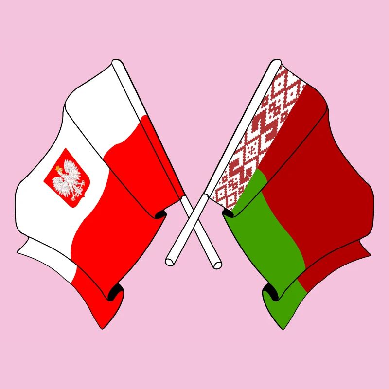 Drapeau de la Pologne, Russie Blanche