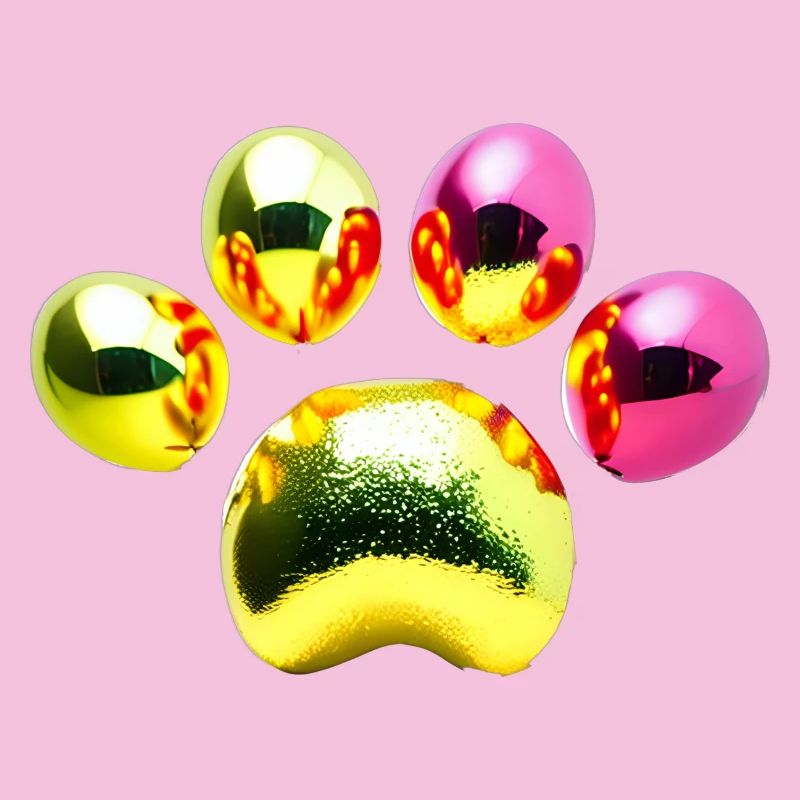 Glittering Metallic Balls