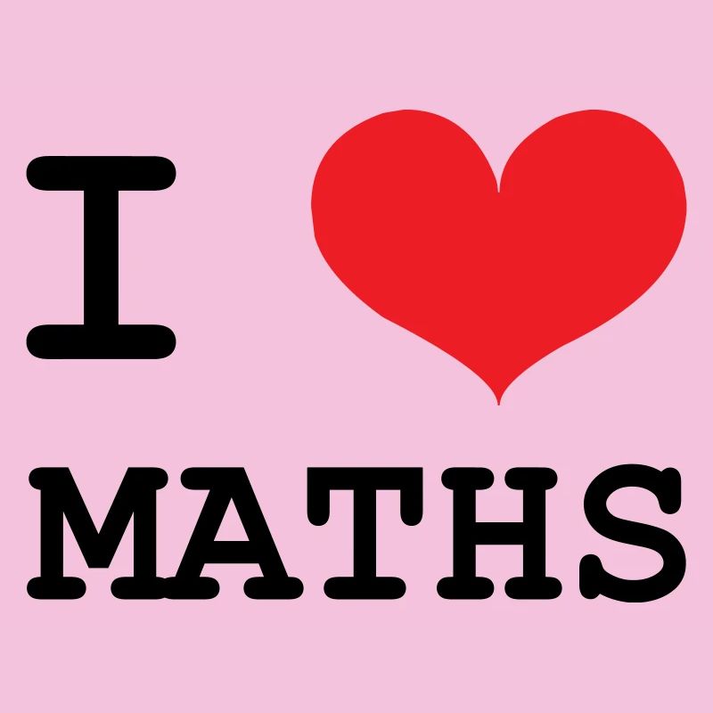 J'aime les Maths : Tee-shirt Passion Mathématiques