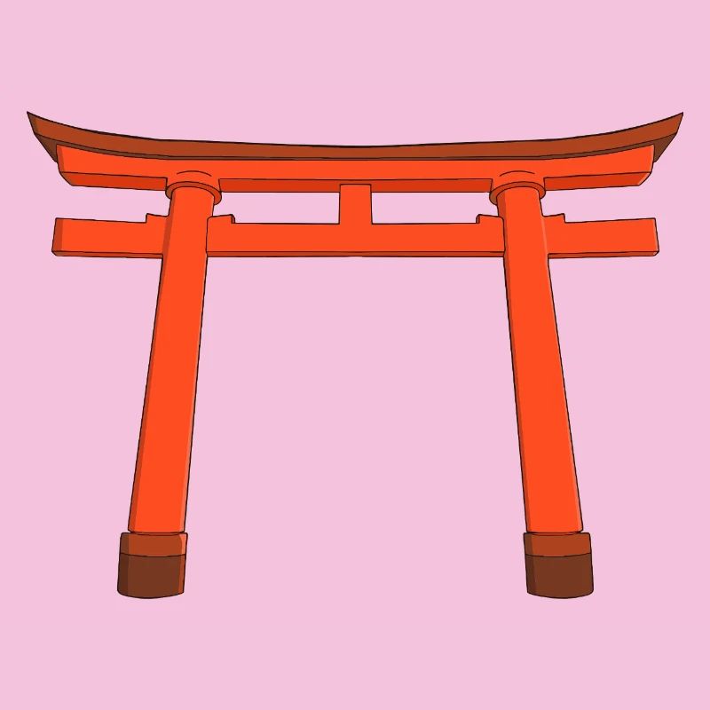 Vivid Torii Gate