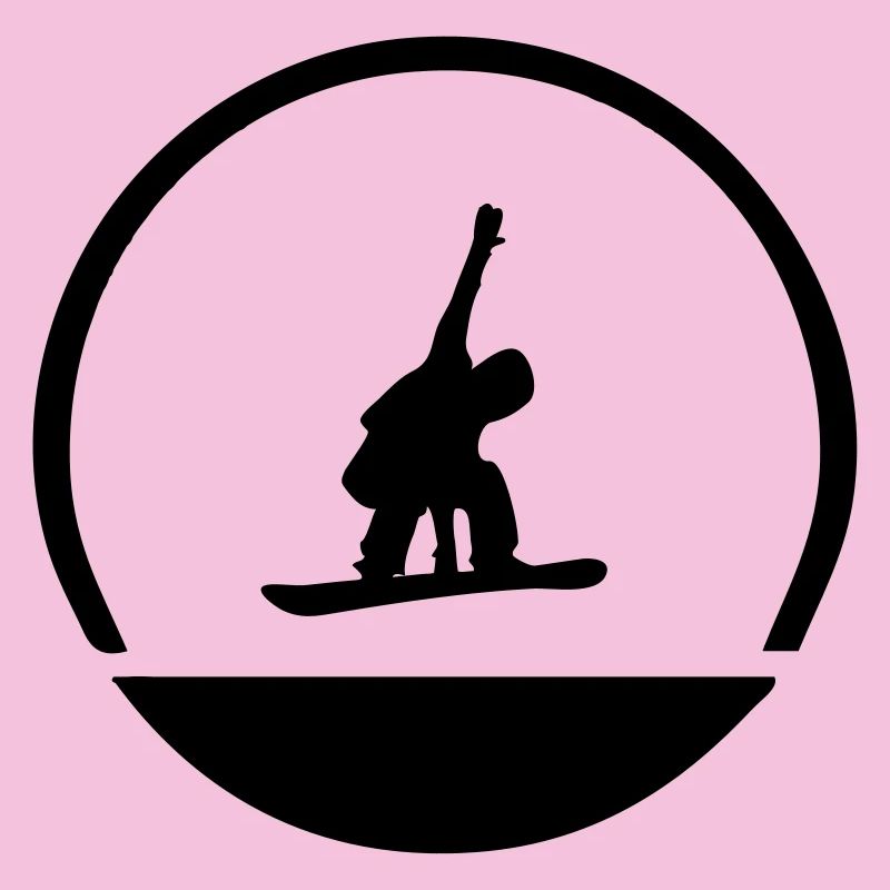 Emblème de snowboarder