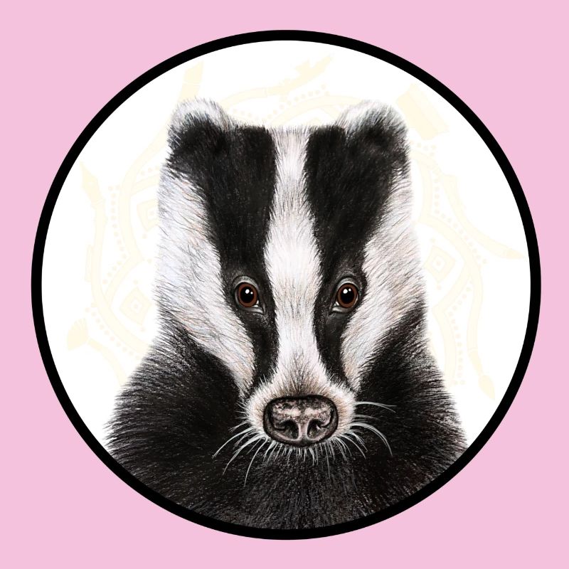 Dachs /Badger mit Logo