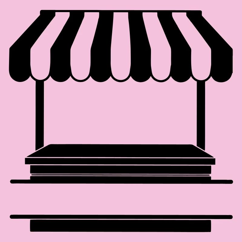 Logo de l’étal de marché transparent