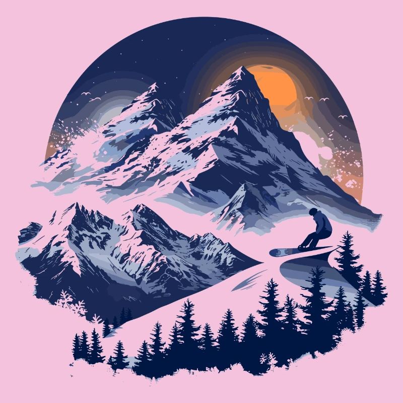 Graphismes de snowboard