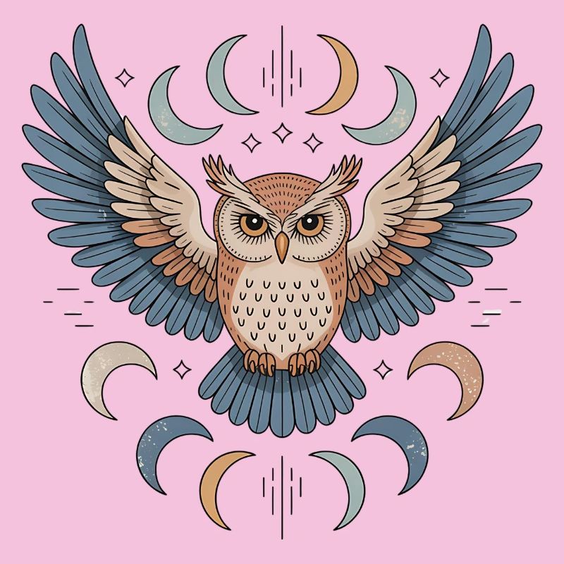 Boho Eule